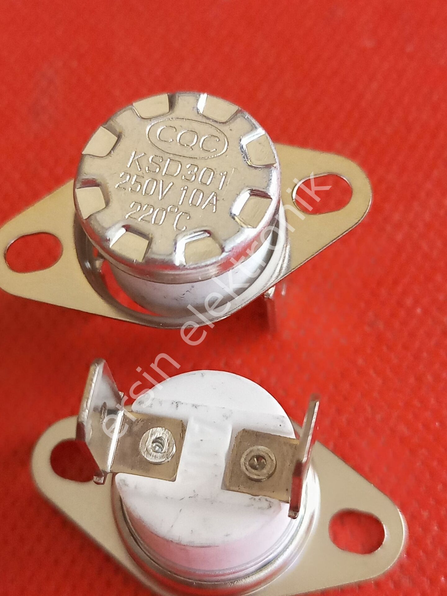 220 Derece Seramik Termik Sigorta  Termostat Normalde Kapalı (KSD301)