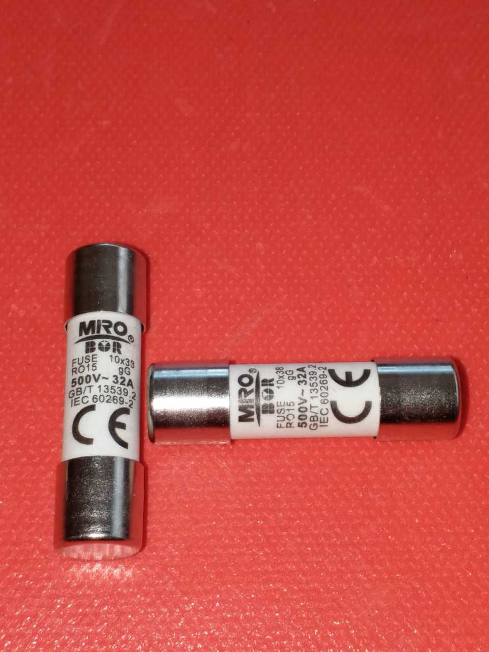 R015 32A 500 V AC (10X38)(gG) Seramik  Sigorta