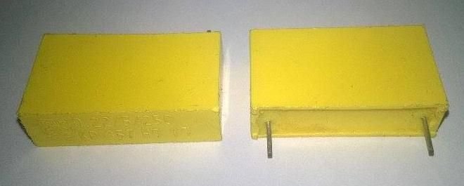 220nF 250V (0.22uf-250V) Polyester Kondansatör (Bacak Aralığı 27.5mm) (philips)