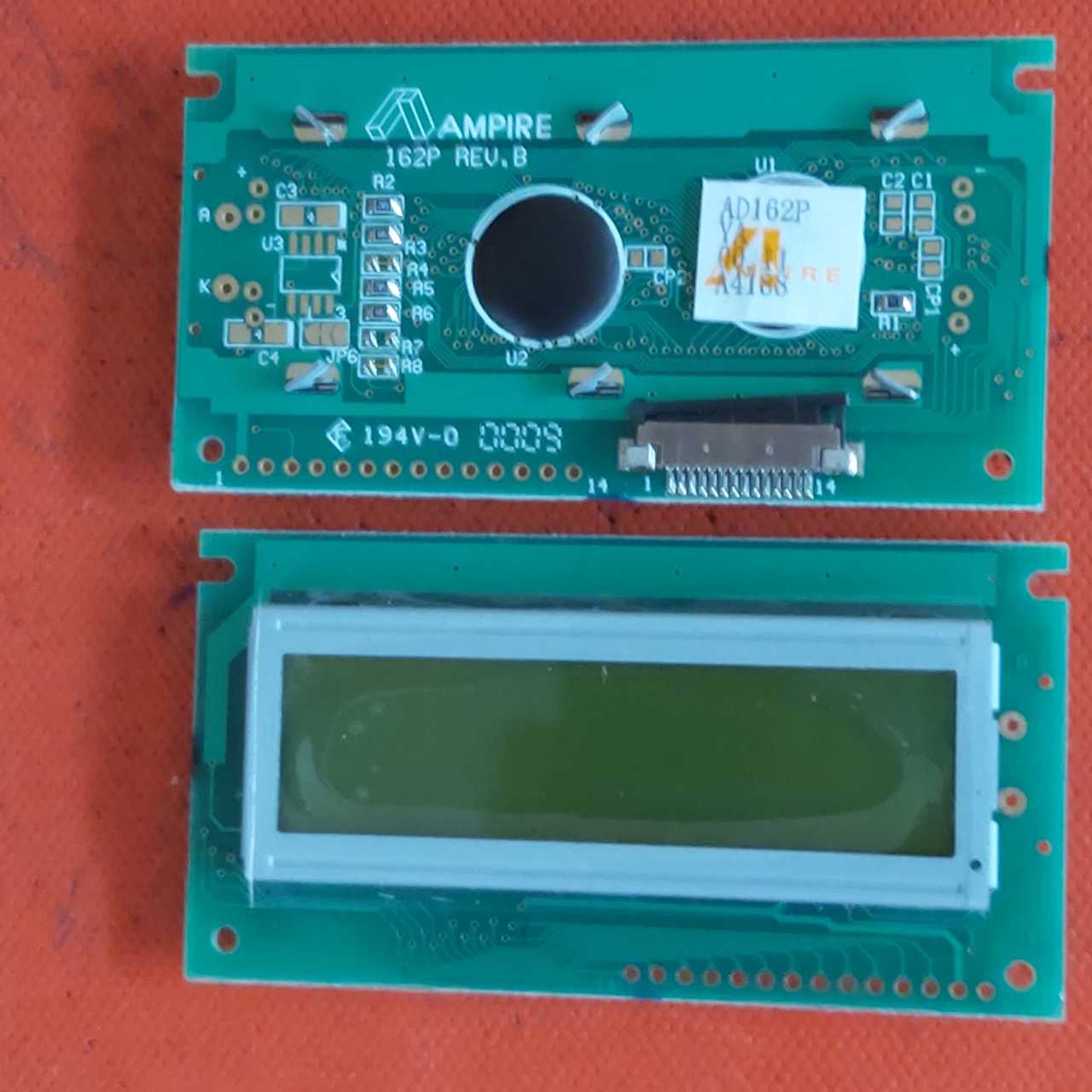 2X16 Yeşil LCD Modül (AD162P) (Fü)
