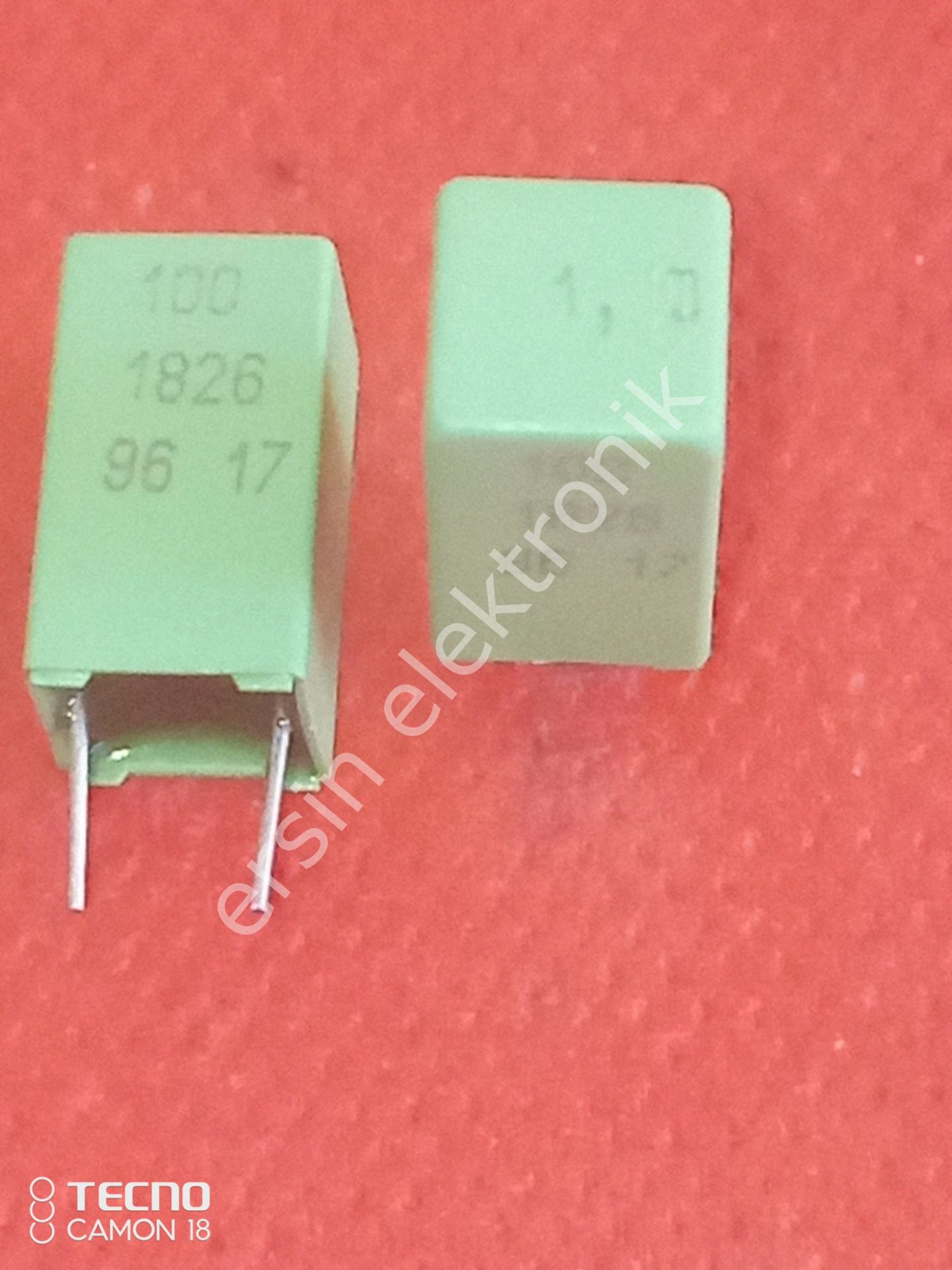 1uF 100V Polyester Kondansatör Pin aralığı:5mm (ERO MARKA)