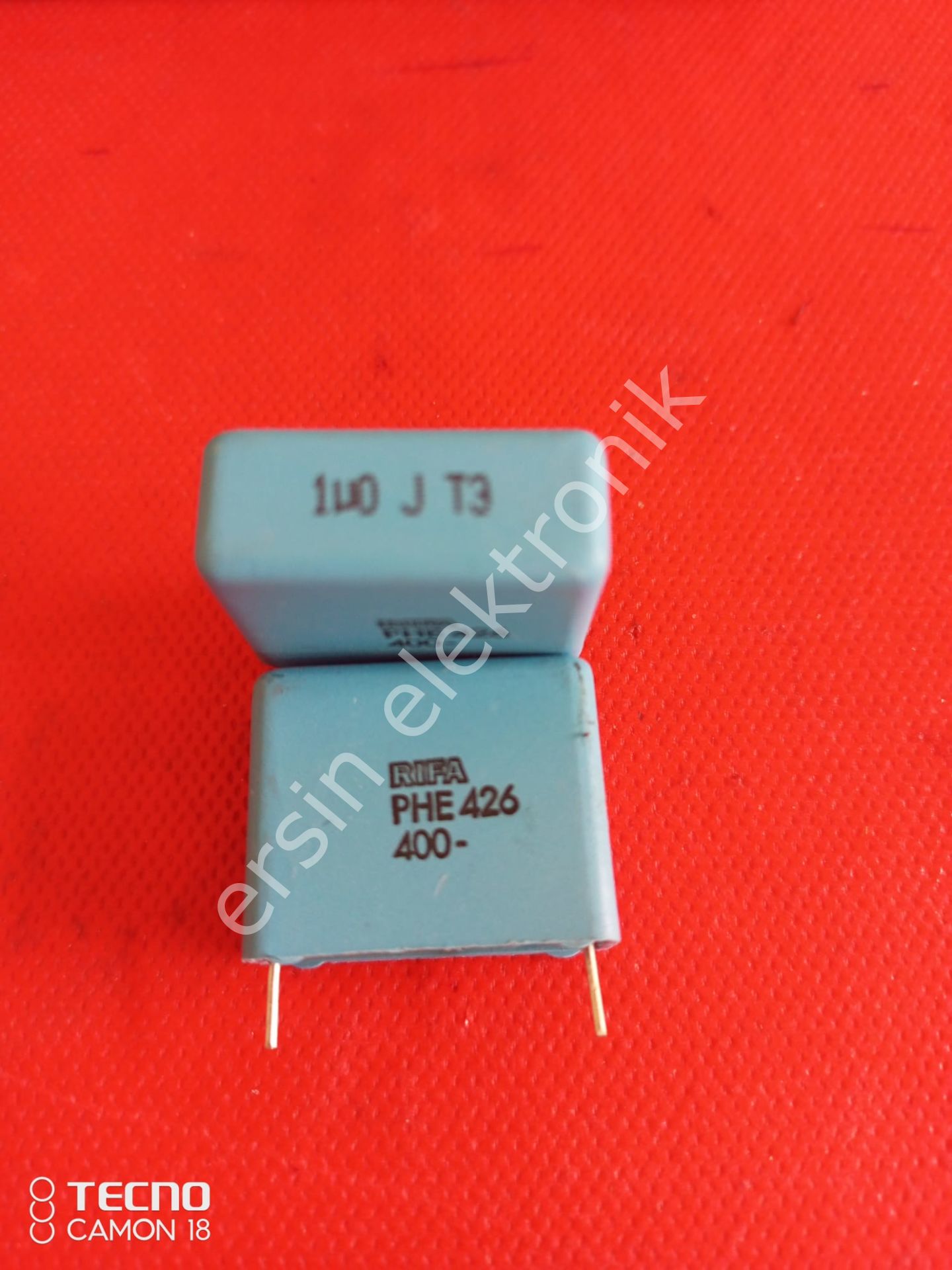 1uF 400V Polyester Kondansatör  Pin Aralığı :22.5mm (falcon) (orjinal) RİFA