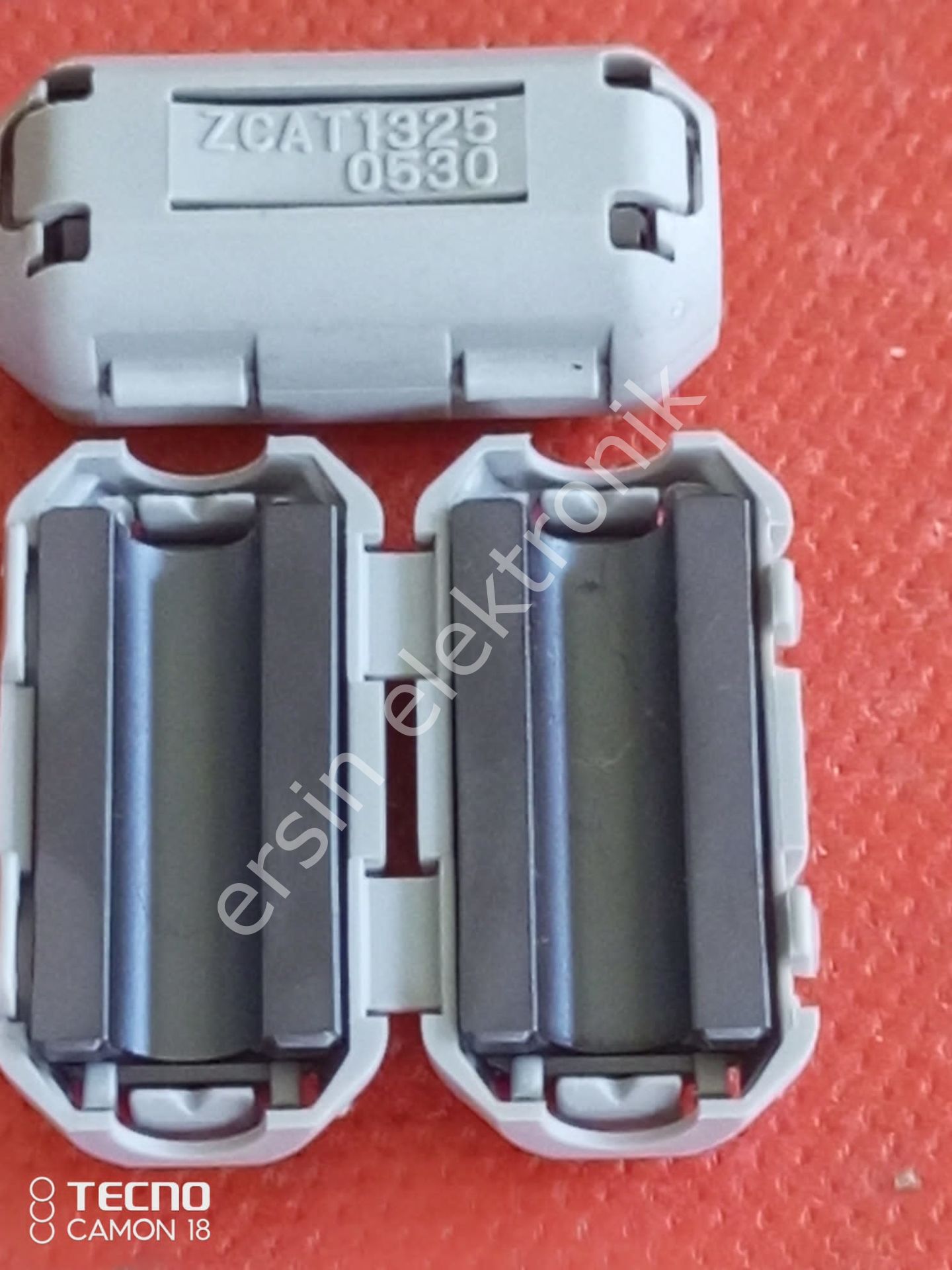 EMI Filter ZCAT 1325 0530  (5mm) (Kablo Üstü )  Japan TTK TDK  (Gürültü Filtresi)