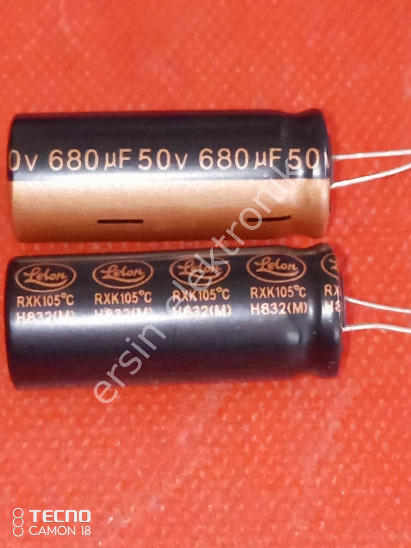 680uF 50V Elektrolitik Kondansatör (13mmx30mm)