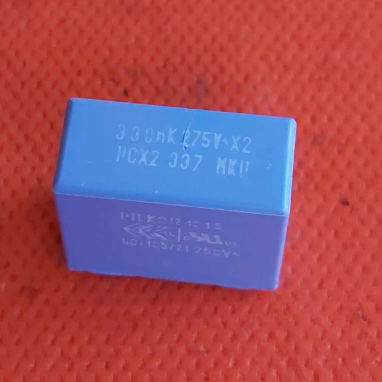 330nF 275Vx2  Polyester Kondansatör (Pin Aralığı:15mm)