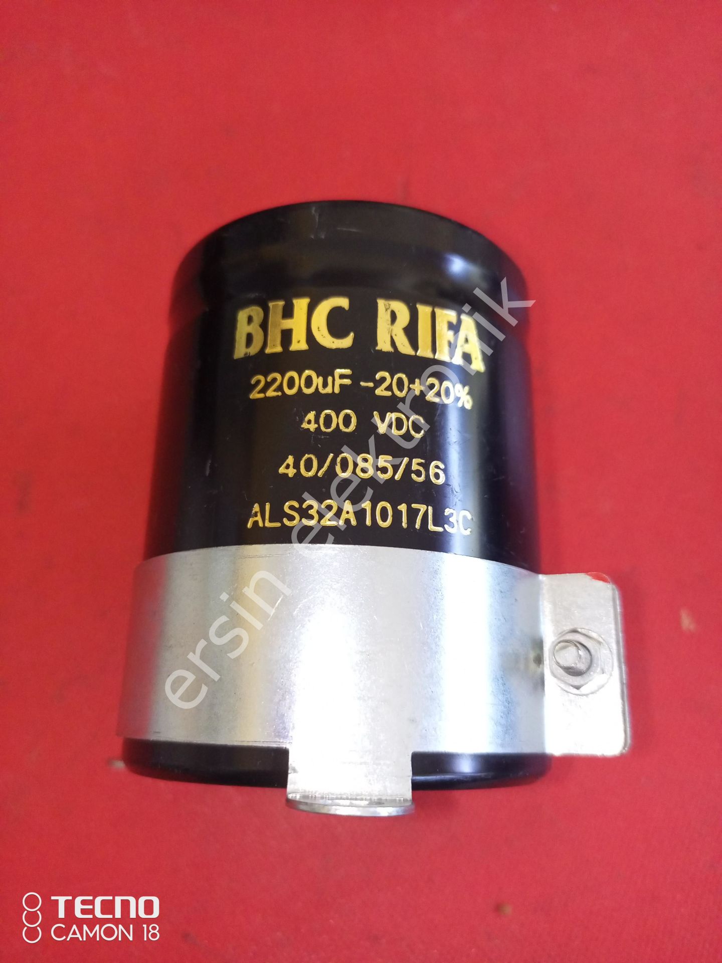 2200uF 400V Elektrolitik Kondansator (64x80mm) (Çikma garantili)