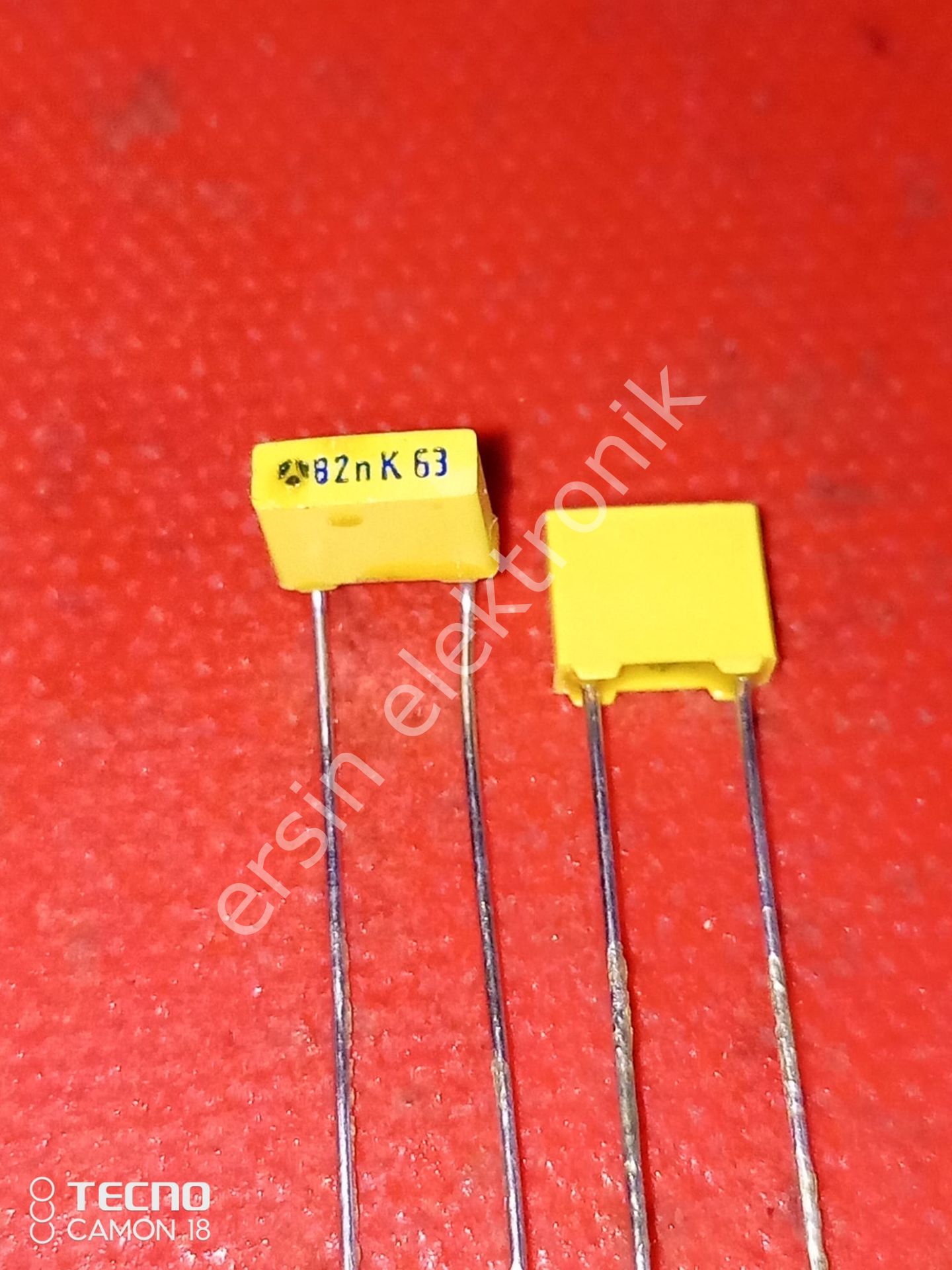 82nF 63V Polyester Kondansatör