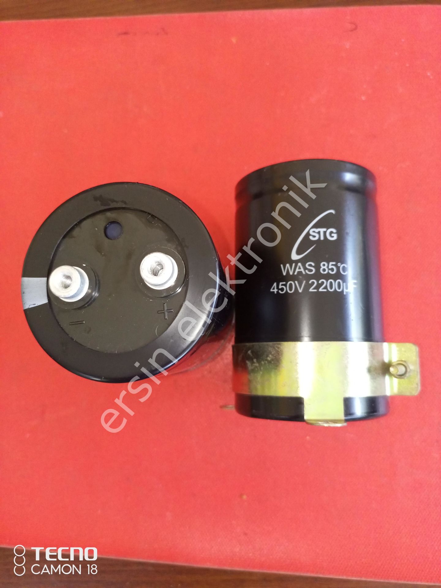 2200uF 450V Elektrolitik Kondansator (64X101mm) (Çikma garantili)