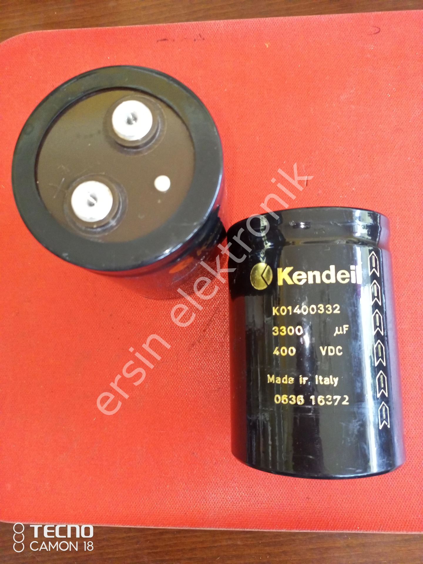 3300uF 400V Elektrolitik Kondasator (71X105mm) (Çikma Garantili)
