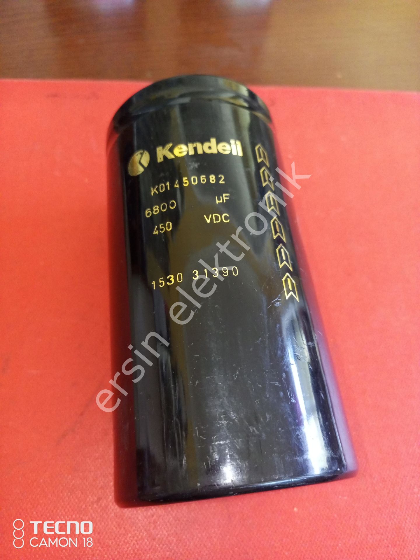6800uF 450V Elektrolitik Kondansator (88X140mm)(Çikma garantili)