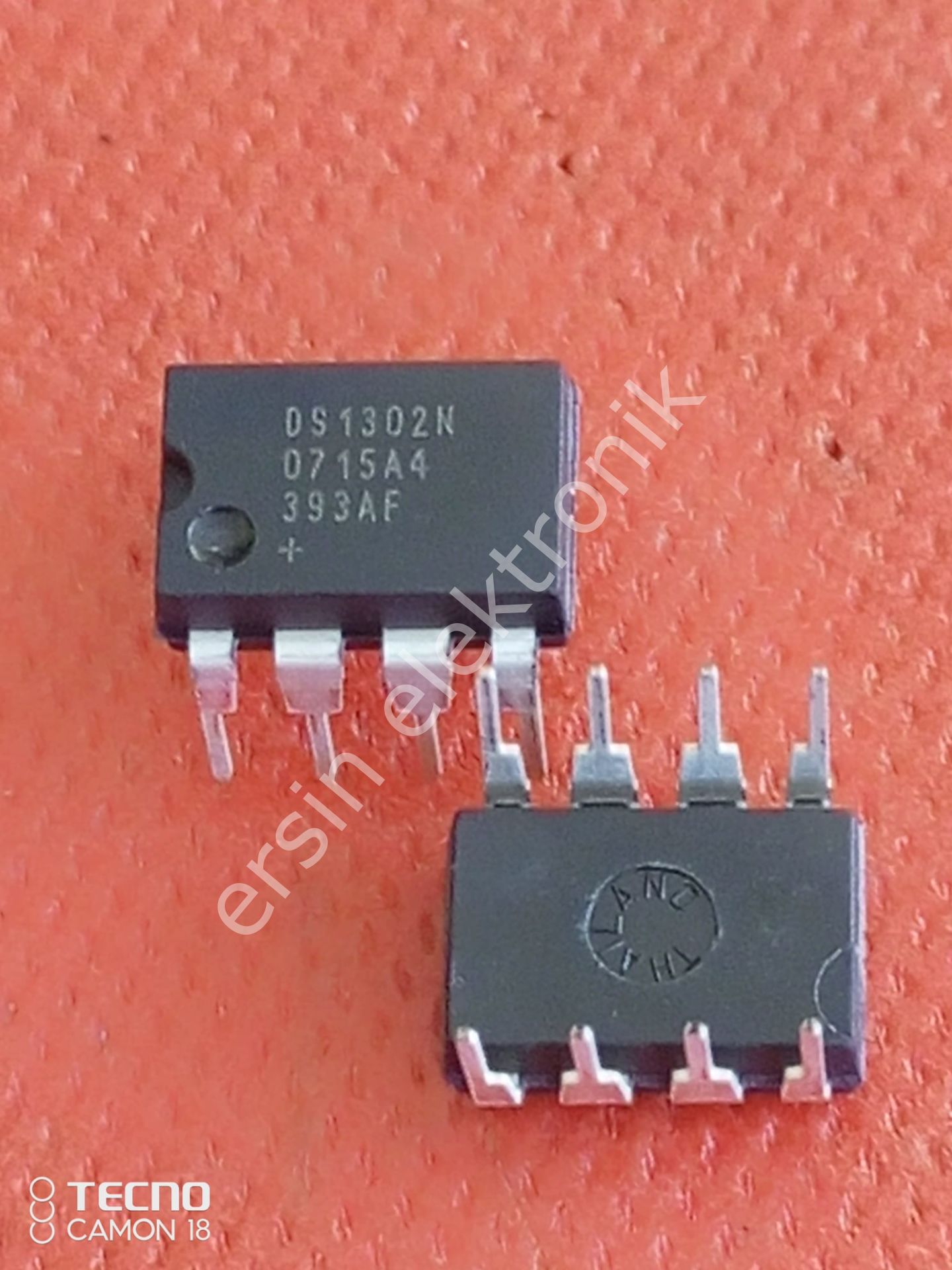 DS1302 (DS1302N) Trickle Charge Timekeeping Chip (Orjinal) –40°C to +85 C