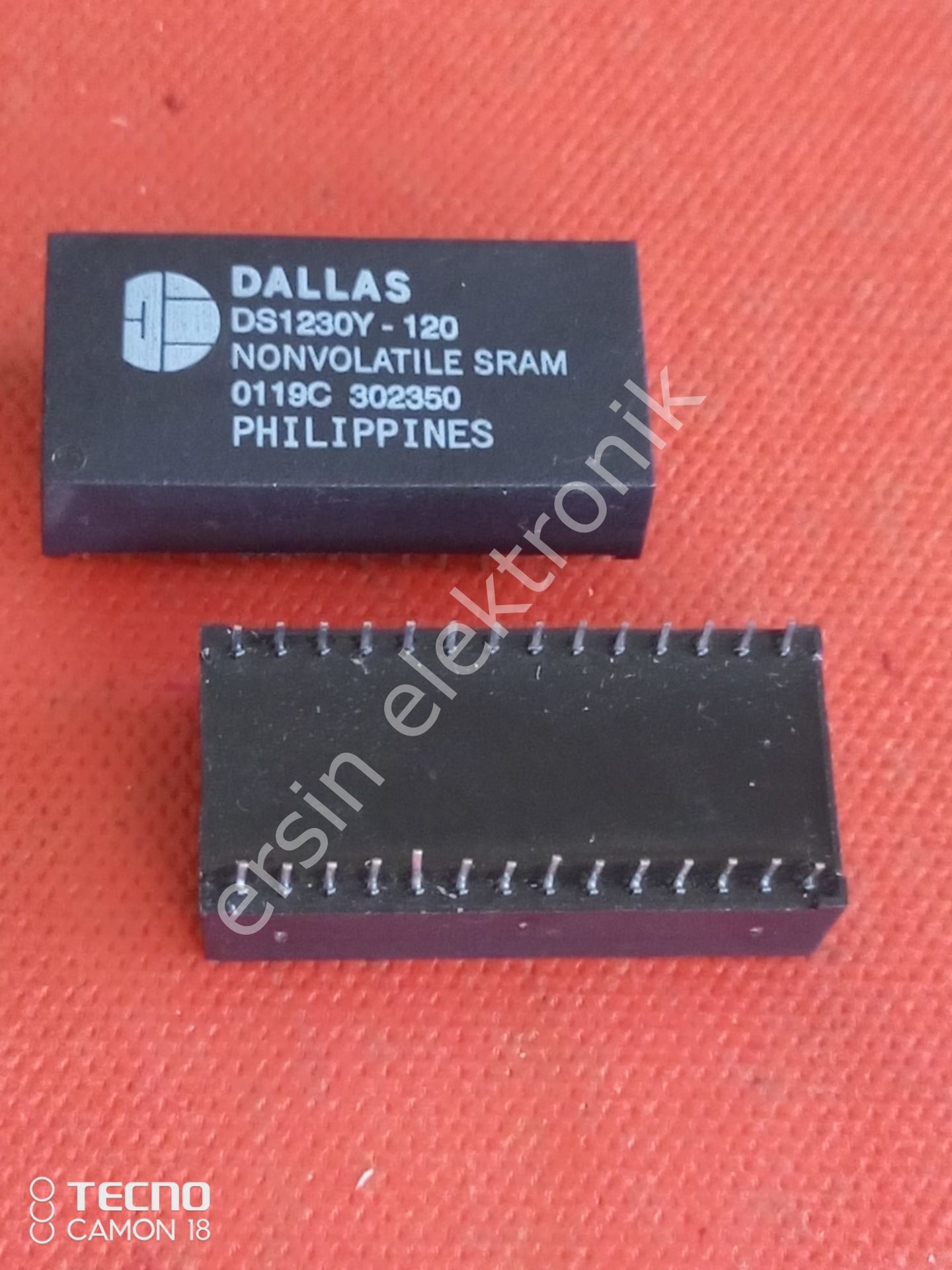 DS1230 (DS1230Y-100) (M48Z35)  256k Nonvolatile SRAM  (Orjinal)