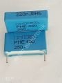 220nF 250V (0.22uF 250V) Polyester Kondansatör (Pin aralığı:22.5mm)