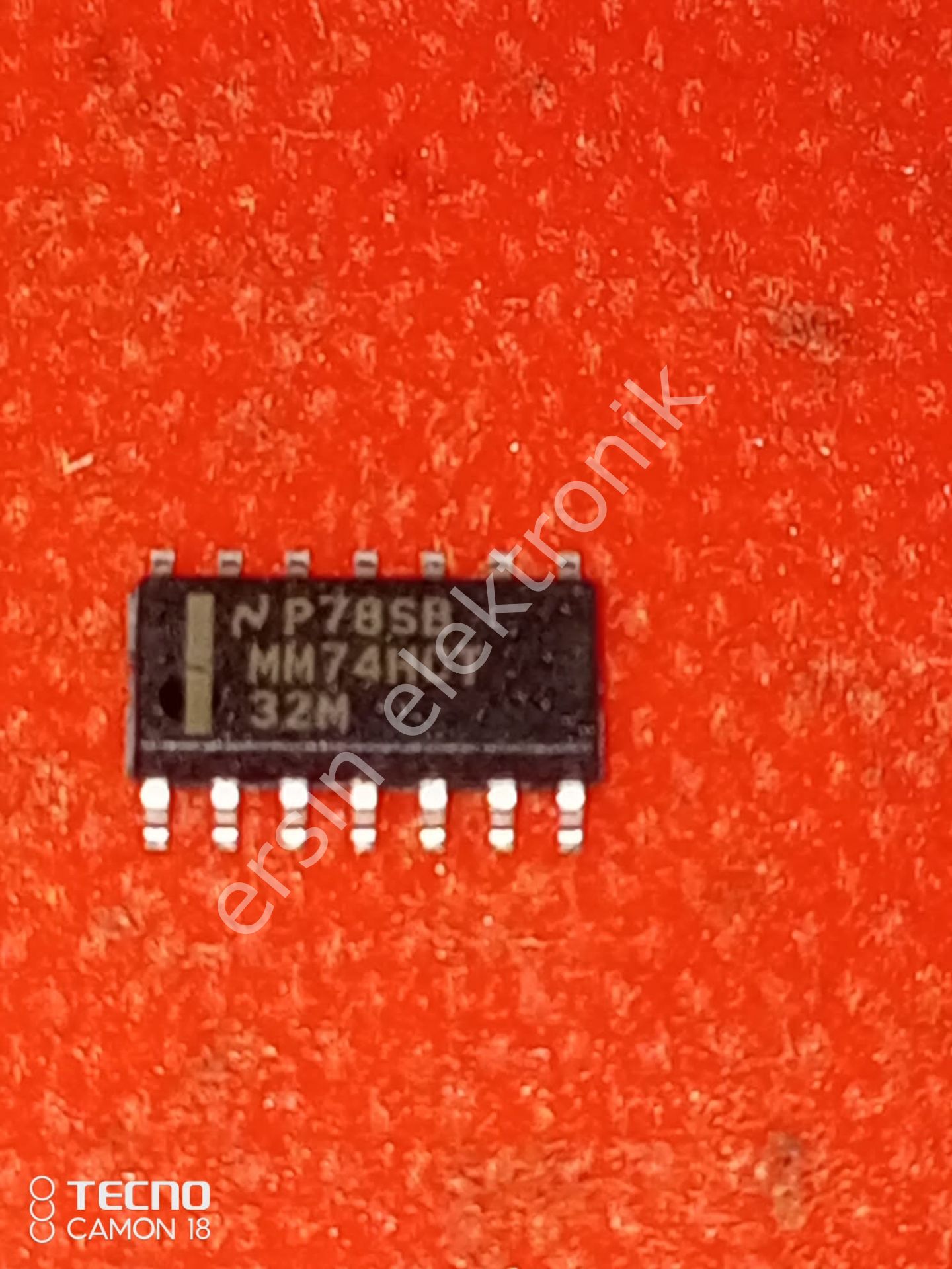 74HCT32  (MM74HCT32M) SMD  QUAD 2-INPUT OR GATE, PDSO14, GREEN, PLASTIC, MS-012AB