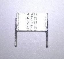47nF 250V (0.047UF-250V) Stroflex kondansatör (Bacak Aralığı 10mm)