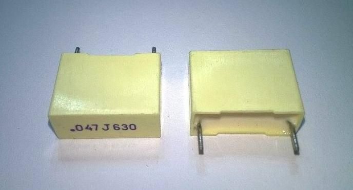 47nF 63V Polyester Kondansatör  Pin Aralığı:5mm