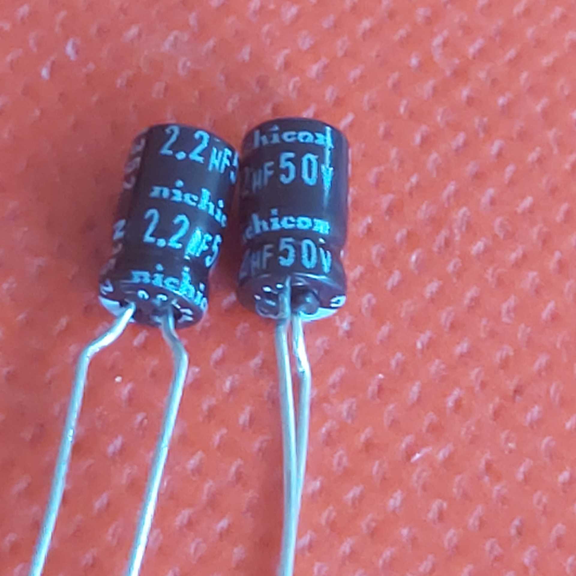 2.2uF 50V Elektrolitik Kondansatör (Kamera kondansatörü)