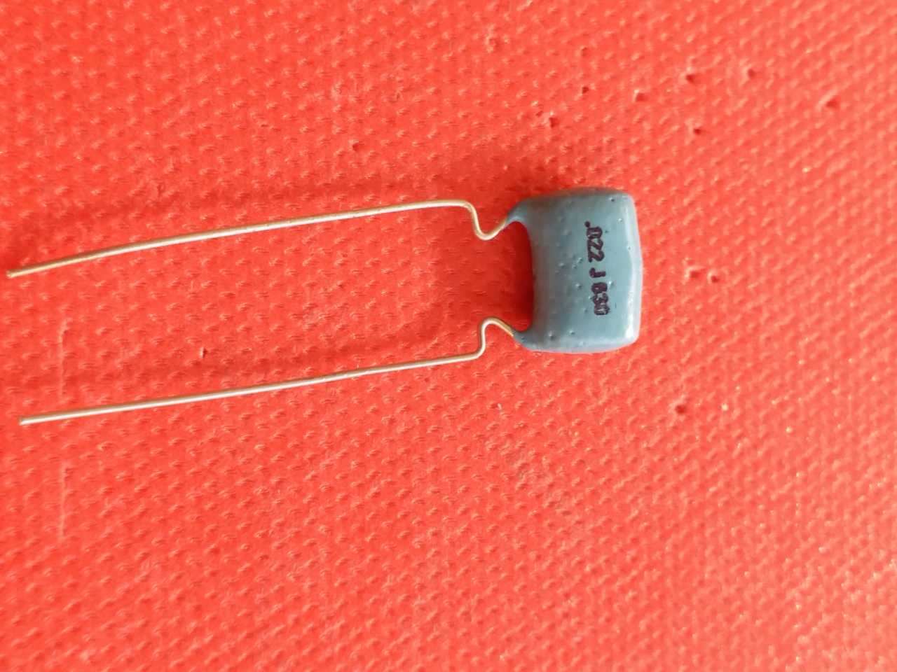 0.022UF 630V (22nF 630V) Polyester Kondansatör (Bacak aralığ:10mm) (MKT K)