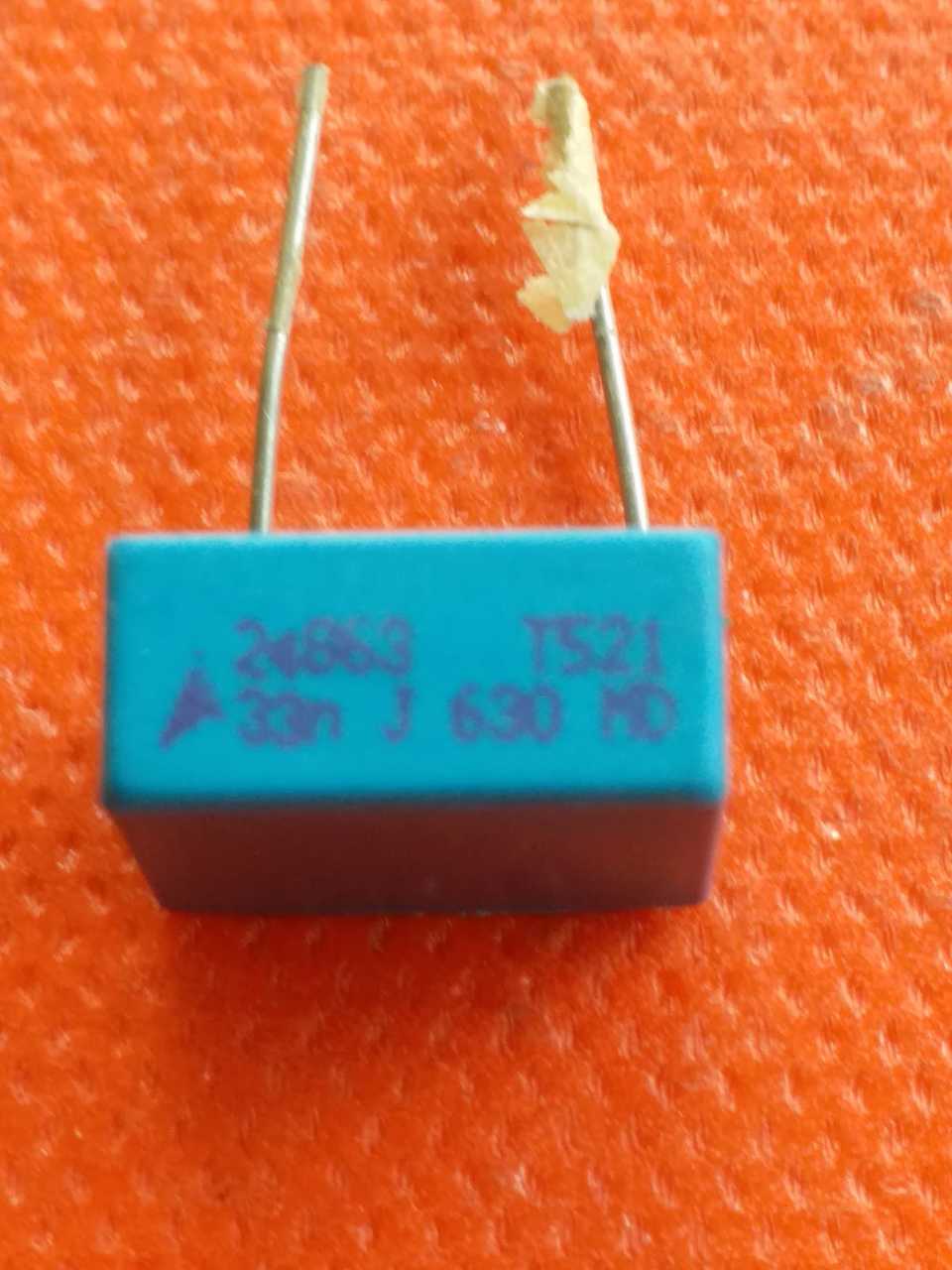 33nF 630V Polyester  Kondansatör (Bacak aralığı:  10mm) (MKPJ)  (Epcos) Orjinal