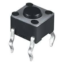 6X6mm Yükseklik=4.3mm Tact Switch (TSS-TC-0102) (10 Adet Paket)