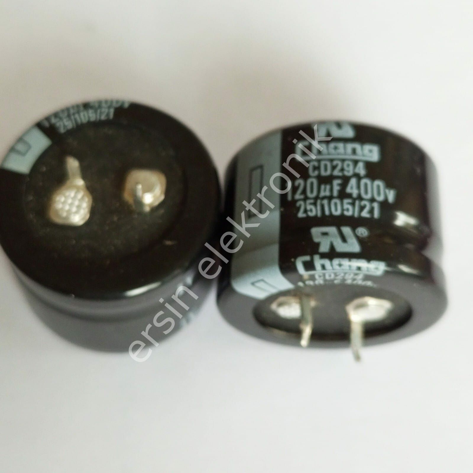 120uF 400V (Snap) Elektrolitik Kondansatör (30mmx21mm) (a.y)