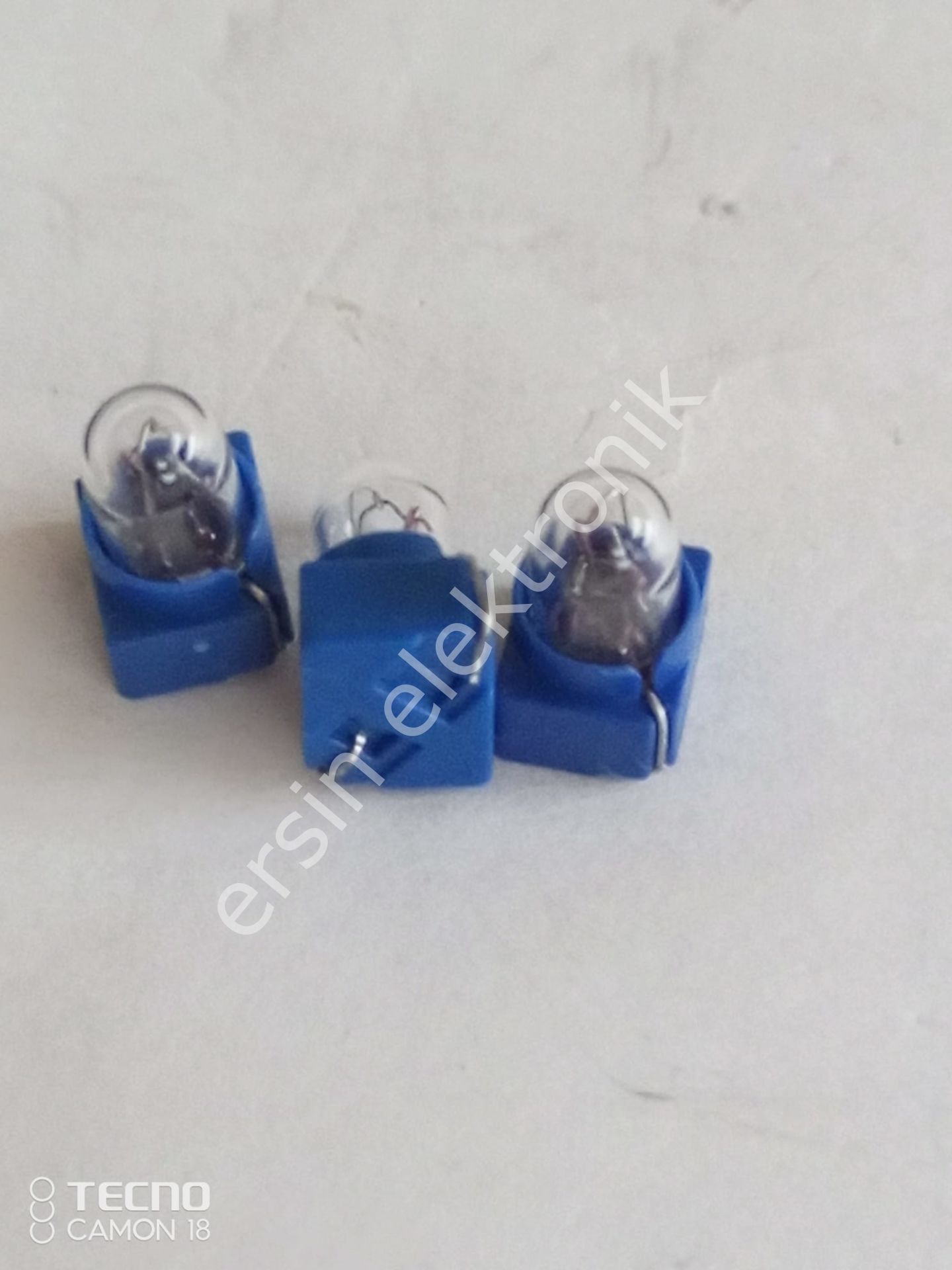 12V Tel Bacaklı SMD Ampül (  KILIFLI )
