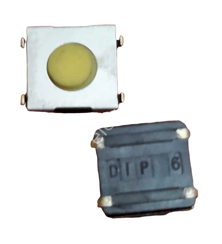 6X6mm Yükseklik=3 SMD Tact Switch (Sarı Renk)