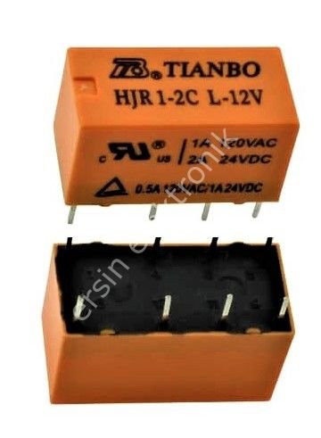 12V Telekom Röle (HJR1-2C L-12V (12V) / Tianbo (Telekom Röle)