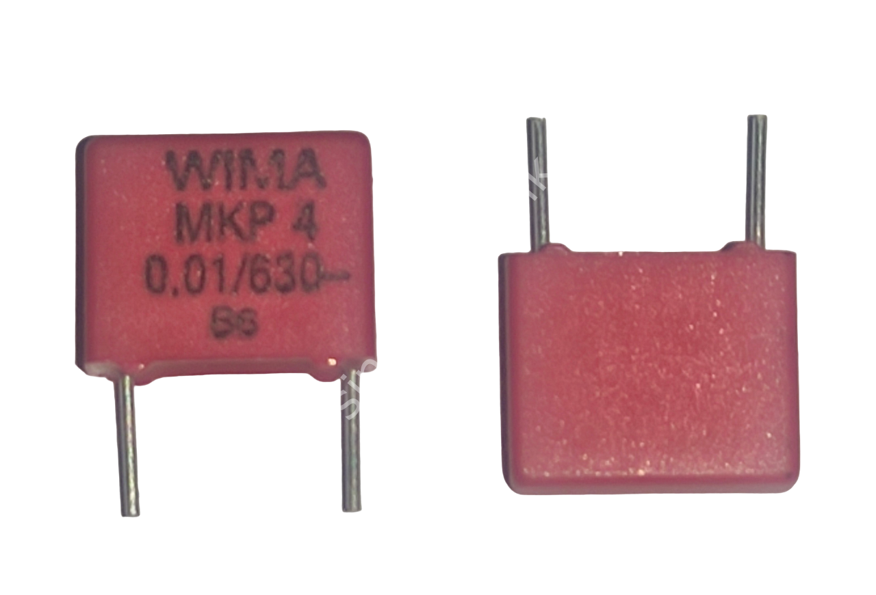10nf 630V Polyester Kondansatör (0,01uf 630V) (Pin aralığı : 7.5mm ) (Wima)