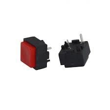 PBS 12X12x9 Çapraz Bacak Buton Switch SİYAH