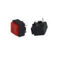 PBS 12X12x9 Çapraz Bacak Buton Switch SİYAH