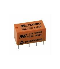 HJR1-2C L-24V (24V) 24V Çift Kontak Telekom Rölesi (orjinal)