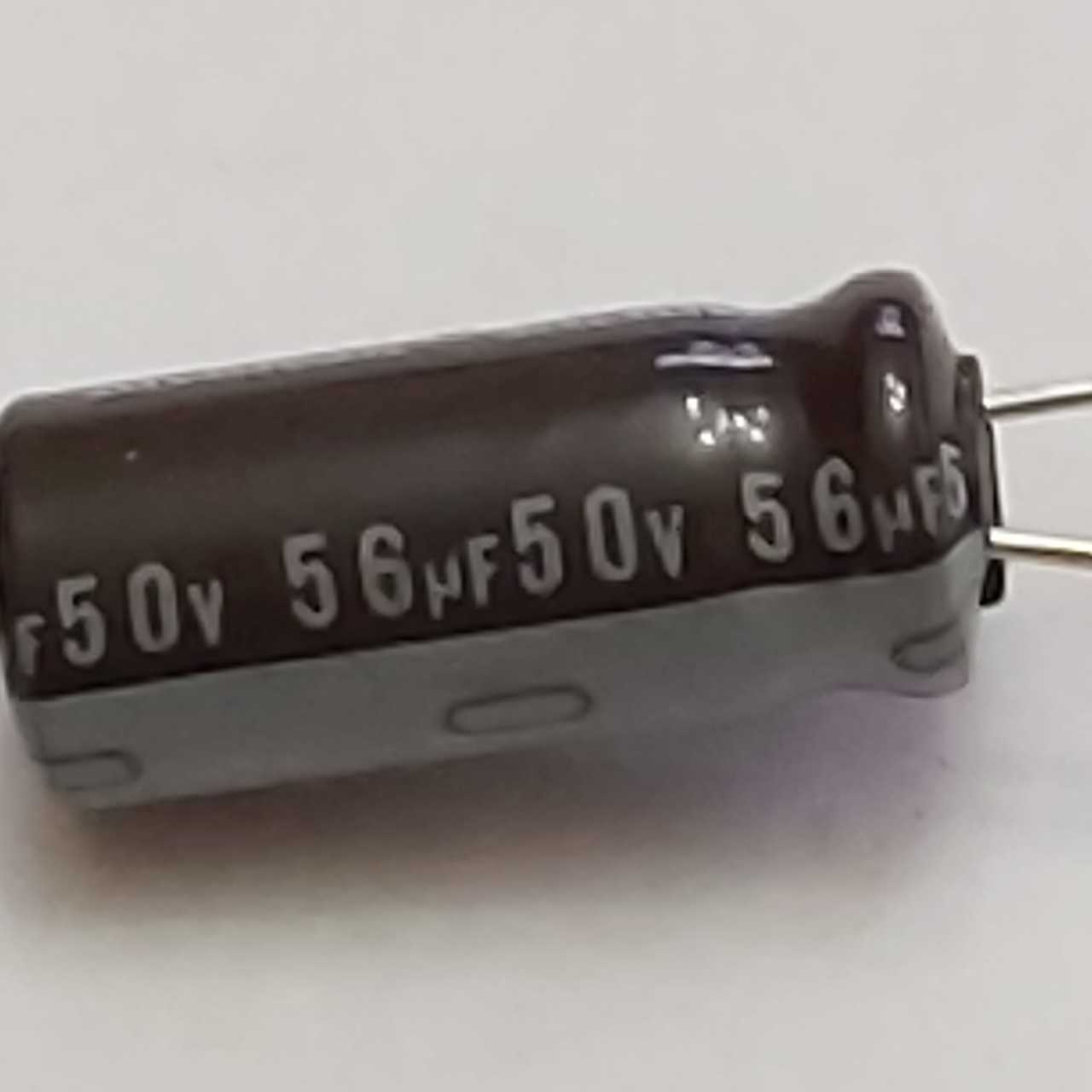 56uF 50V Elektrolitik Kondansatör (6mmx 14mm)