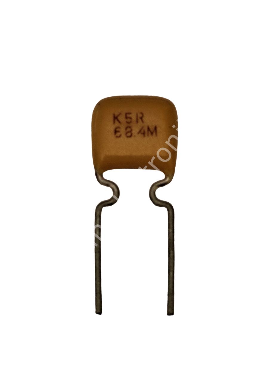 680nF 63V (0.68UF-63V) Polyester Kondansatör (Pin aralığı:5mm)