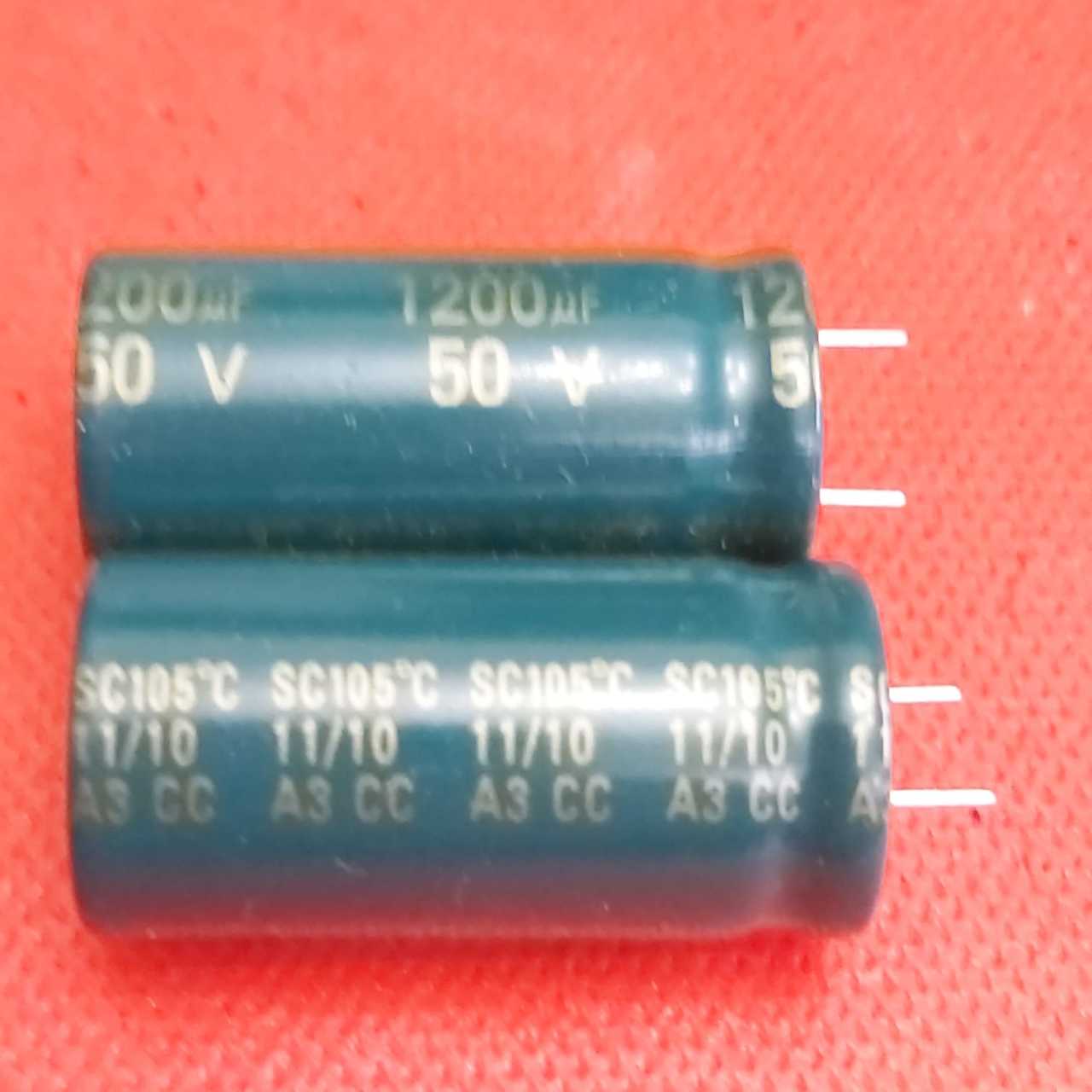 1200uF 50V Elektrolitik Kondansatör (16X30mm) (Teapo) 105c