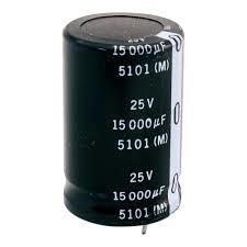 15000uF 25V Elektrolitik Kondansatör (30x49mm) JAPAN