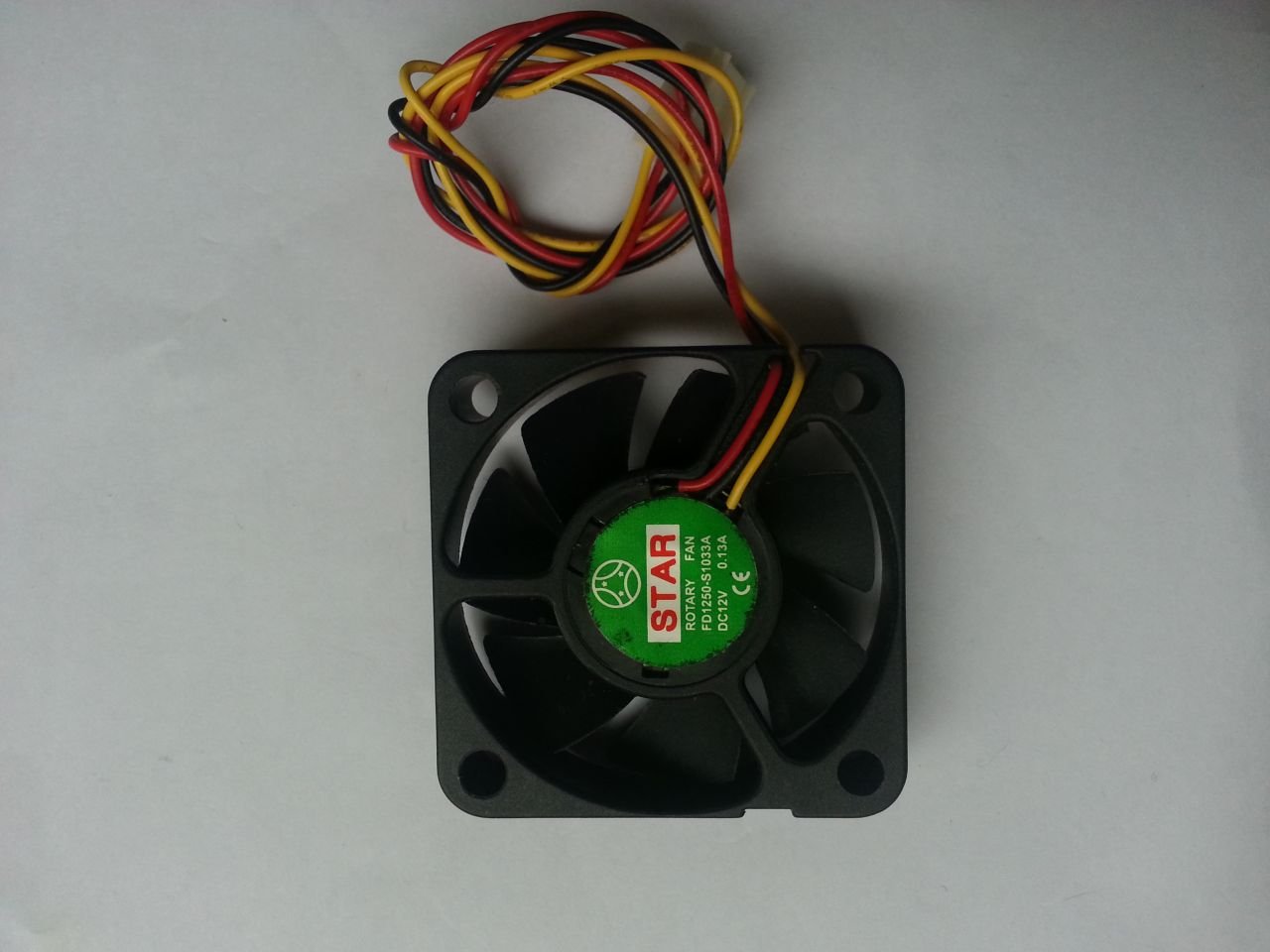 12V DC Fan 50X50X10 MM Fan (FD1250-S1033A)(3 Kablolu) ELEKTRONİK FAN