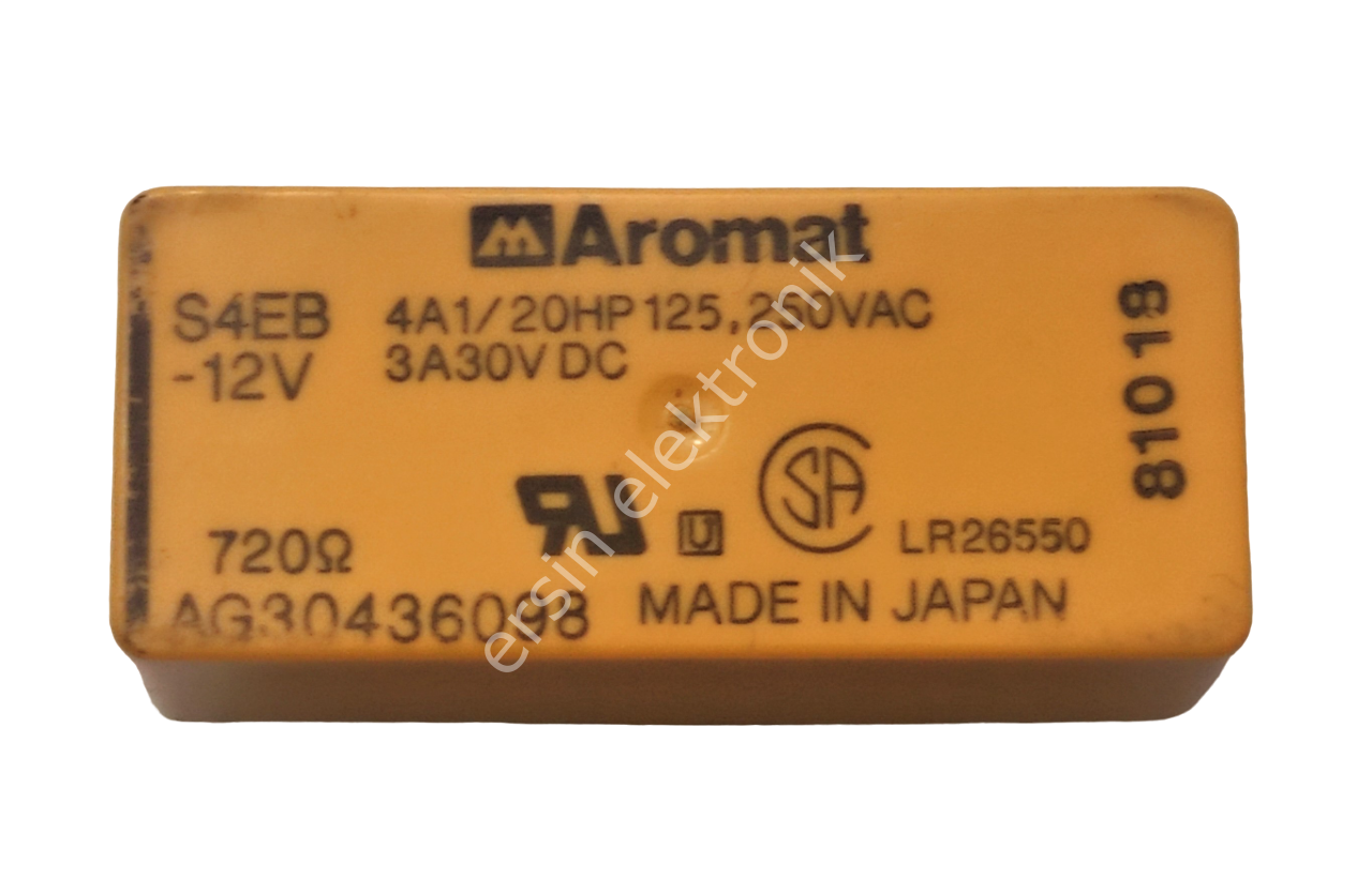 S4EB-12V (12V Röle) AROMAT JAPAN