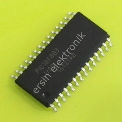 PIC16F883-I/SO Enhanced Flash-Based 8-BitCMOS Microcontrollers with nanoWatt Technology