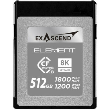 EXASCEND 512GB ELEMENT SERI CFEXPRESS KART TYPE B