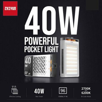 ZHIYUN FIVERAY M40 BICOLOR LED VIDEO LIGHT