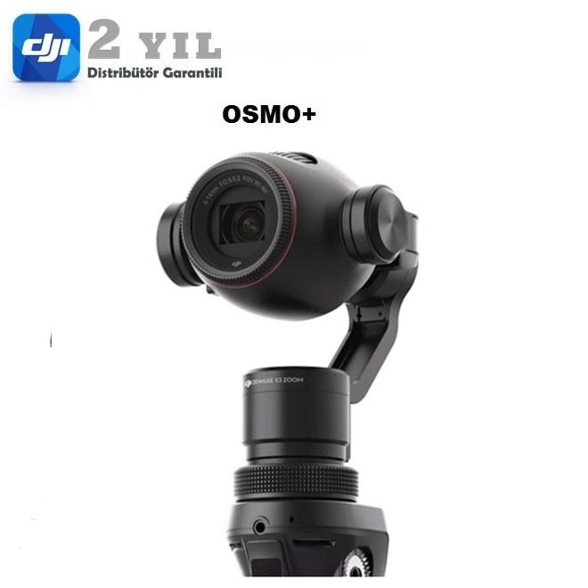 DJI OSMO +(PLUS) 7X OPTIK ZUMLU 4K VIDEO KAMERA VE EL GIMBALI