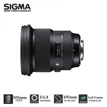 SIGMA 105MM F:1.4 ART SERI  DG HSM LENS CANON EF MOUNT