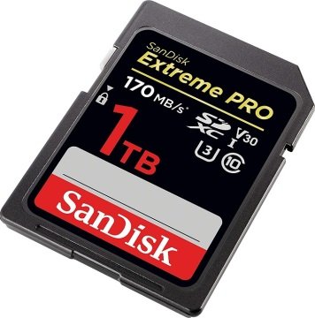 SANDISK 1TB 170MB EXTREME PRO  SDXC UHS I KART