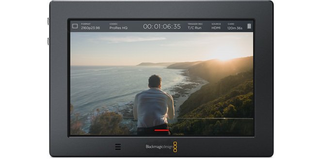 BLACKMAGIC VIDEO ASSIST 7INCH  4K MONITOR 6G) +KAYITÇI