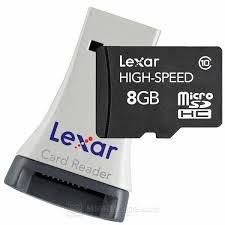 LEXAR 8GB MİCRO SDHC KART+KART OKUYUCU CLAS10