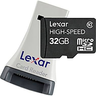 LEXAR 32GB MİCRO SDHC KART+KART OKUYUCU CLAS10