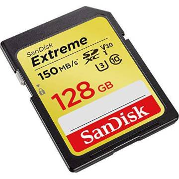 SANDISK 128GB SDXC 150MB UHS I /U3  EXTREME KART