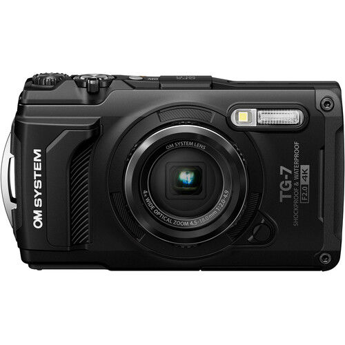 OM SYSTEM  TG-7 DIGITAL CAMERA BLACK