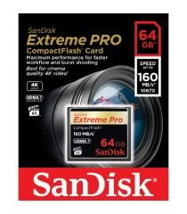 SANDISK 64GB CF 160MB(1067X)COMPACTFLASH HAFIZA KARTI